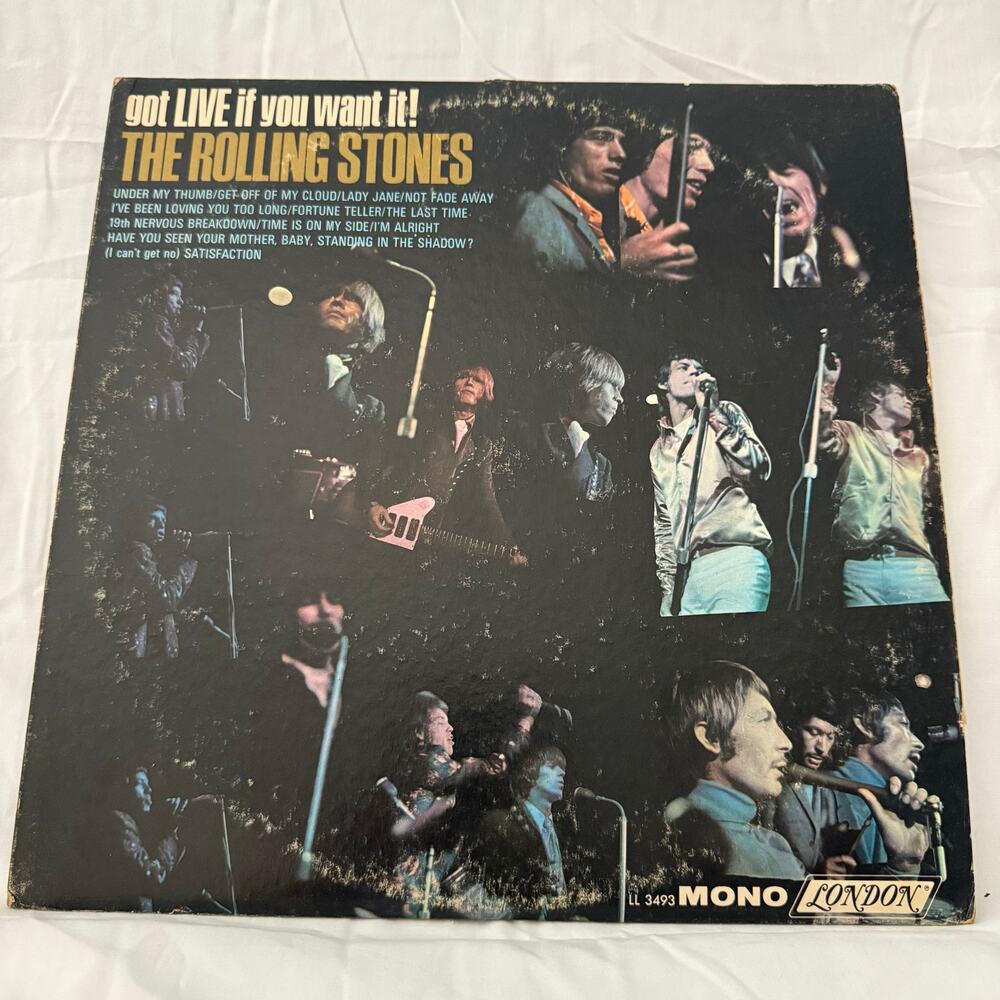 The Rolling Stones Got Live if you Want It London LL 3493 Mono